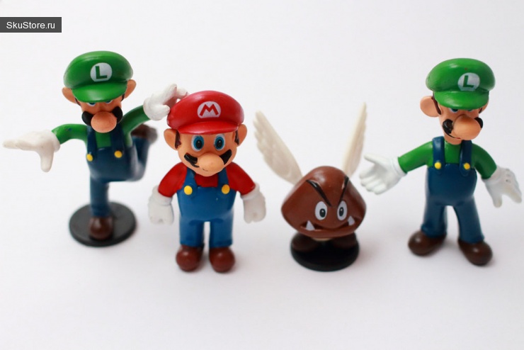 Фигурки из игры Марио