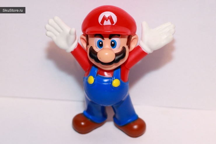 Фото Марио внешней вспышкой с рассеивателем