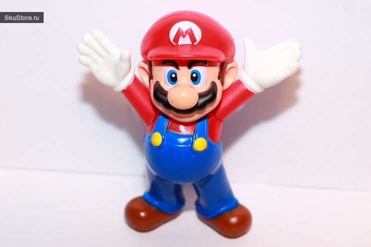 Фото Марио внешней вспышкой в лоб