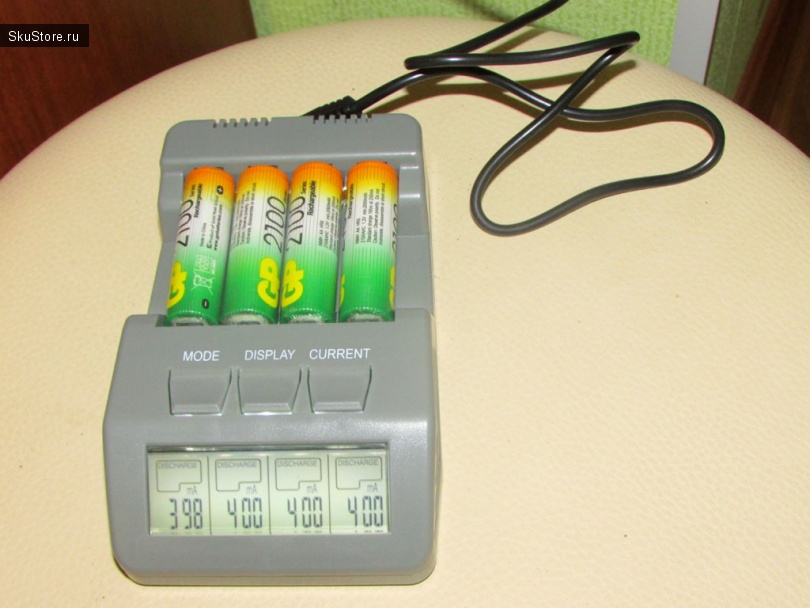 Умное зарядное устройство - процесс зарядки аккумуляторов