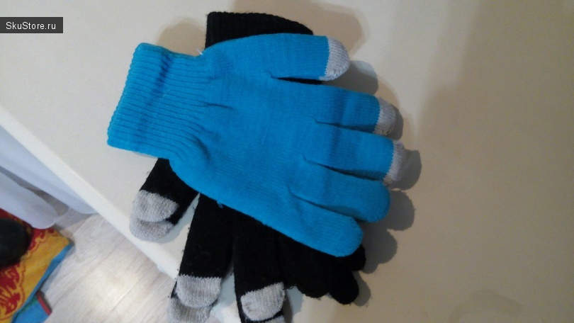 Сенсорные перчатки с Алиэкспресс
