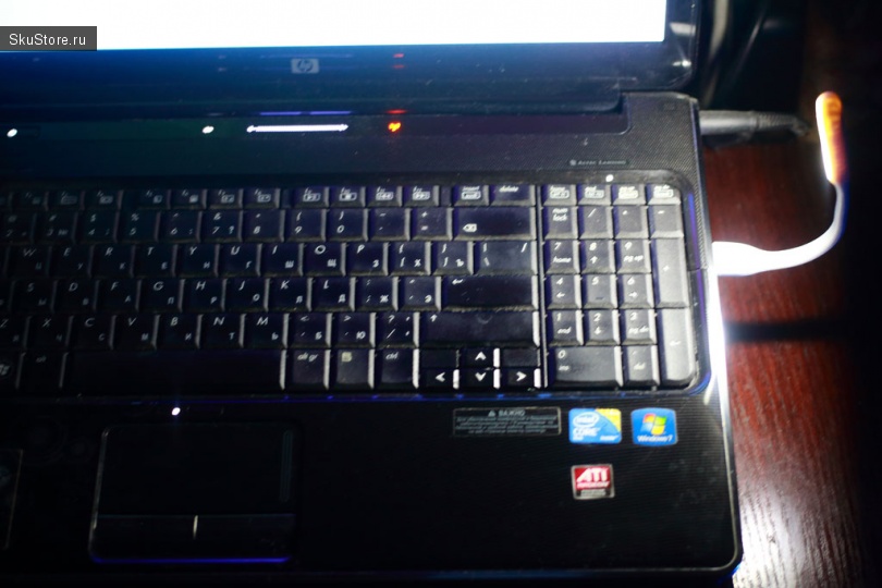 Подсветка клавиатуры ноутбука с помощью Led лампы