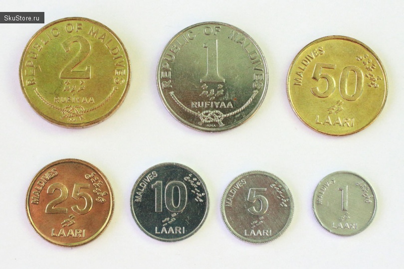 Монеты Мальдивской Республики из интернет-магазина Алиэкспресс