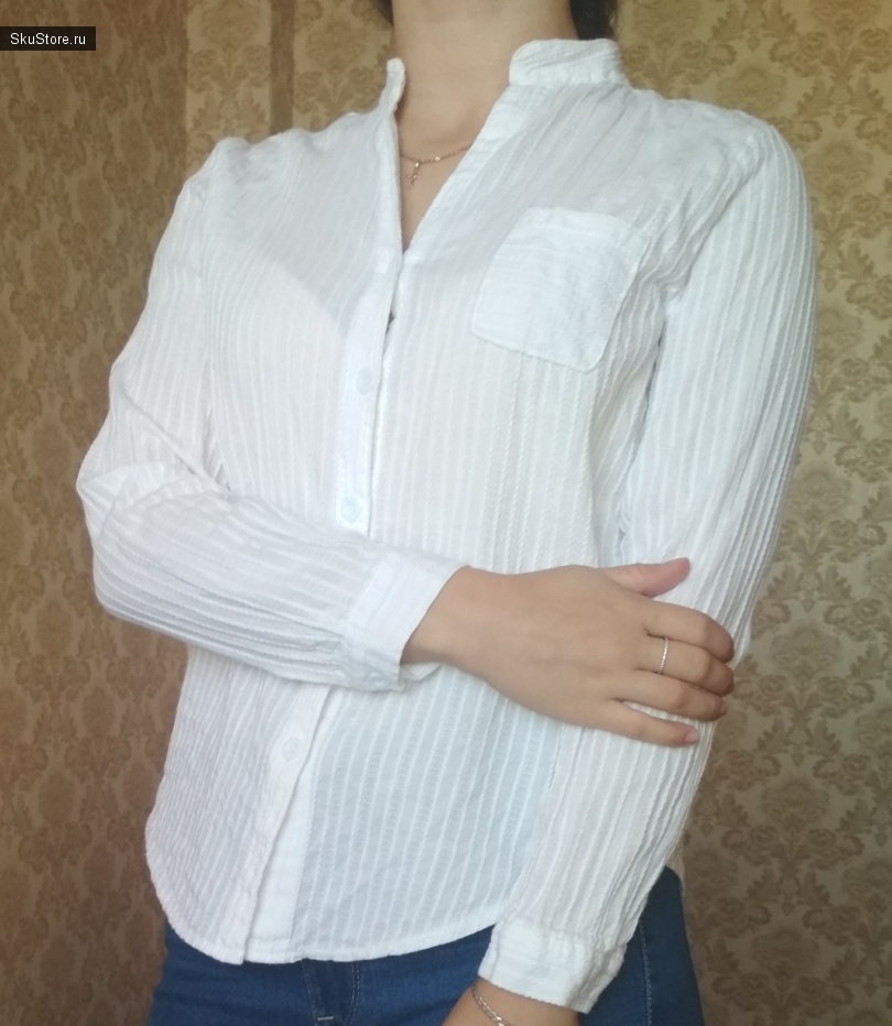 Качественная женская базовая рубашка с Алиэкспресс