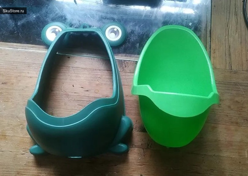 Детский горшок для мальчиков в виде лягушки