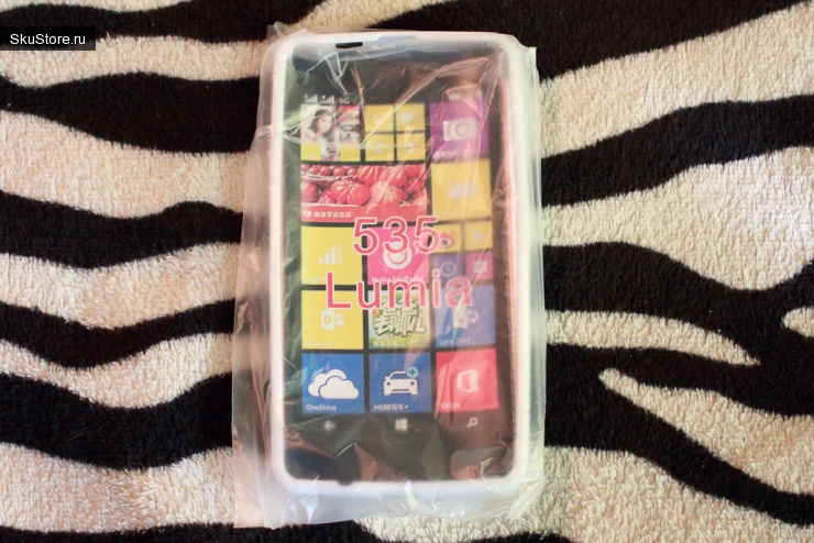 Упаковка с бампером для Microsoft Lumia 535