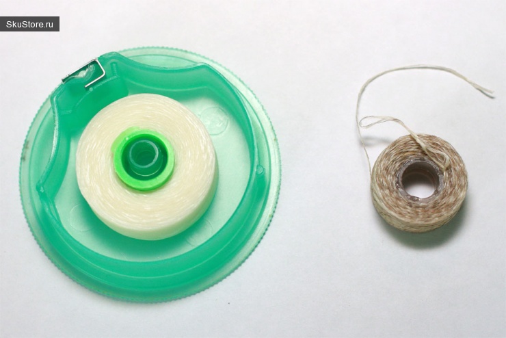 Китайская зубная нить в упаковке от Splat Dental Floss