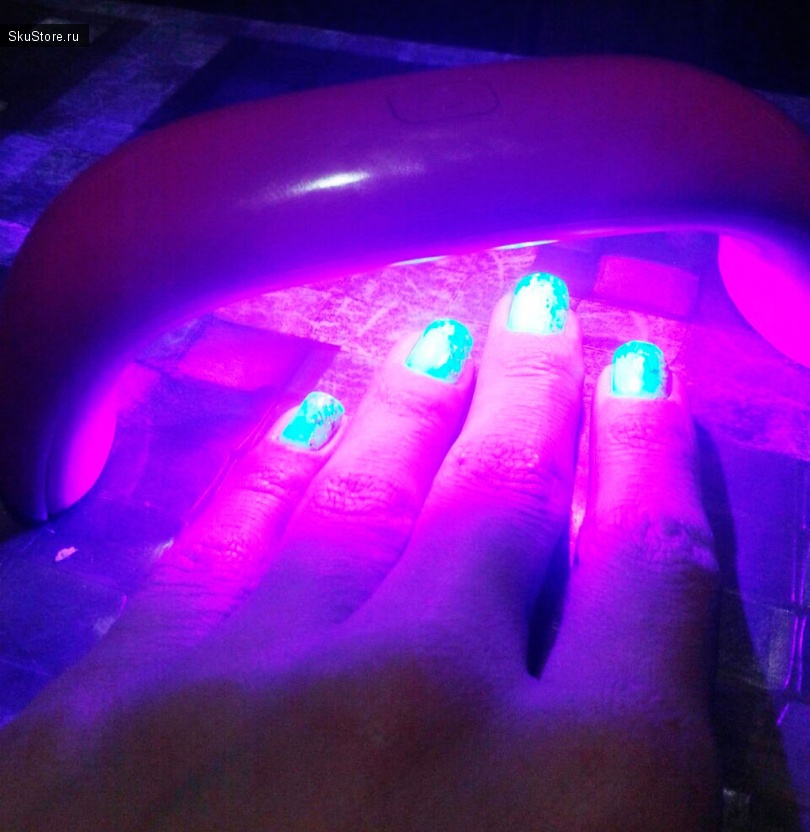 LED-лампа для ногтей - использование