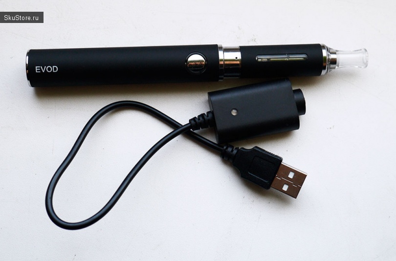 Комплект - электронная сигарета и USB-зарядка