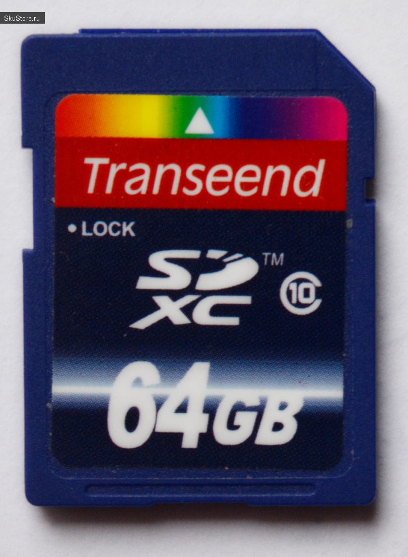 Поддельная SD карта памяти Transcend