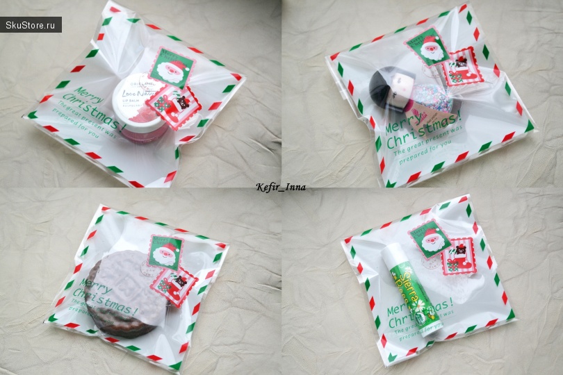 Рождественские подарочные пакетики с Алиэкспресс