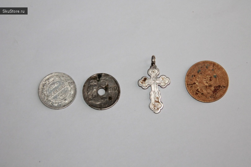 Монеты, найденные металлоискателем MD-3010II