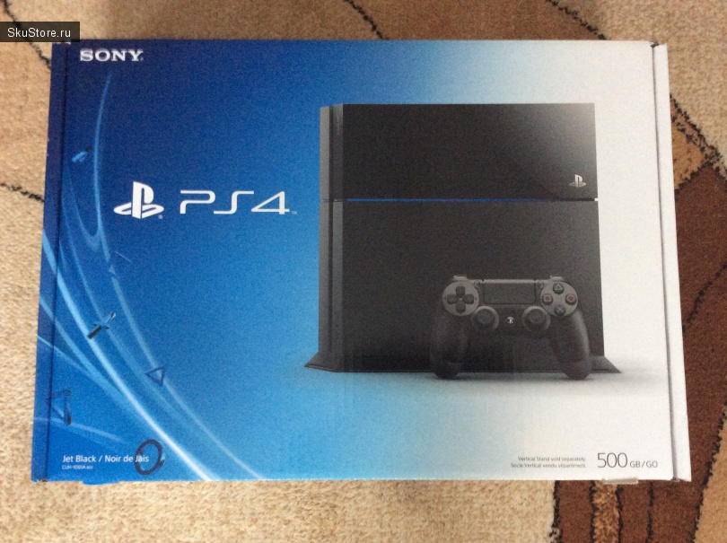 Игровая приставка Sony PlayStation 4 - упаковка