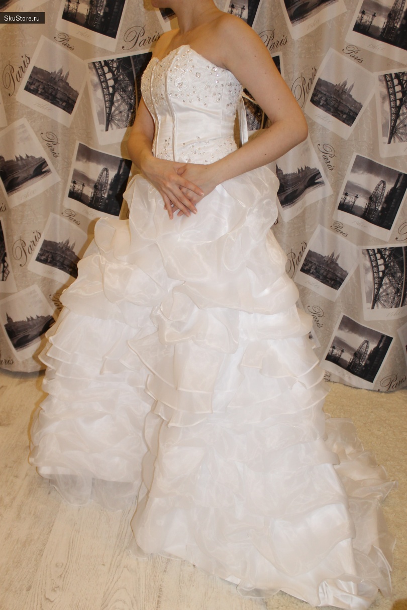 Свадебное платье с Алиэкспресс - фото на мне