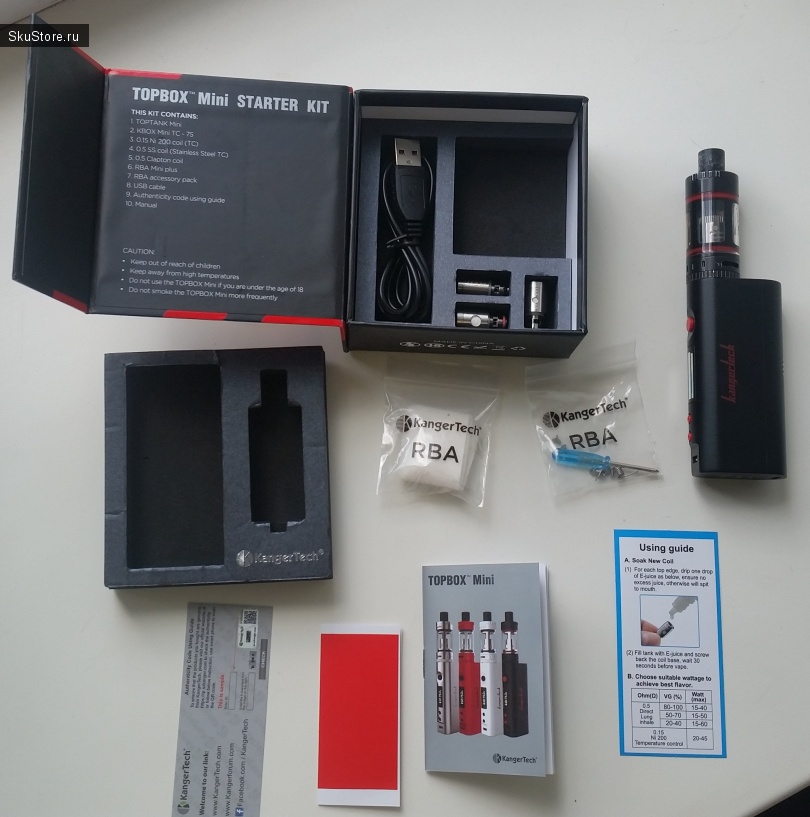 Kangertech Topbox mini starter kit