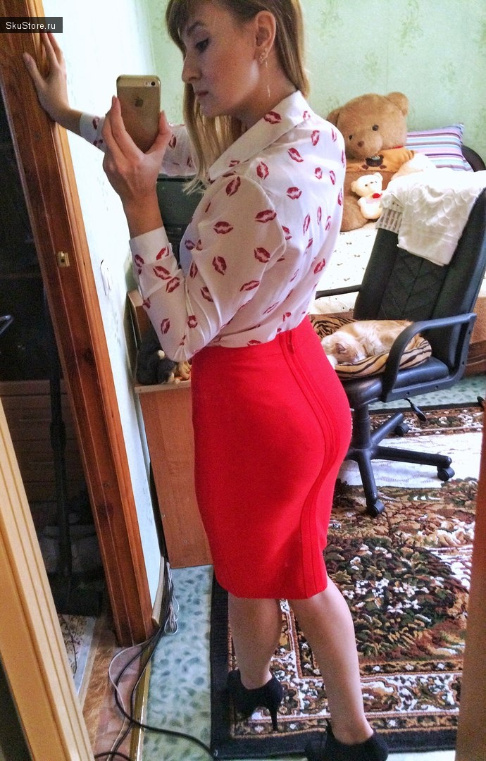 Бандажная облегающая юбка с Алиэкспресс