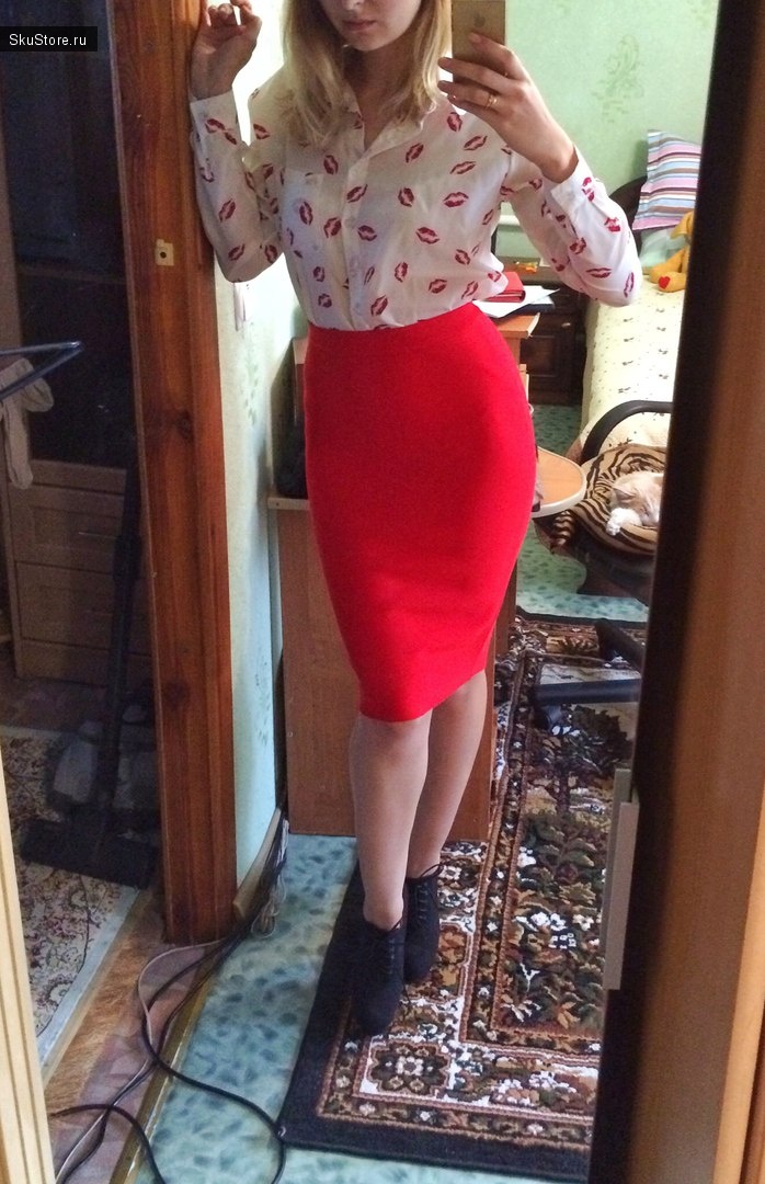 Бандажная облегающая юбка с Алиэкспресс