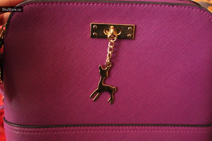 Модная фиолетовая сумочка с Алиэкспресс