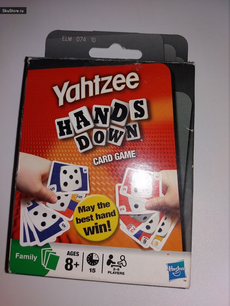 Карточная игра Yahtzee Hands Down Card Game