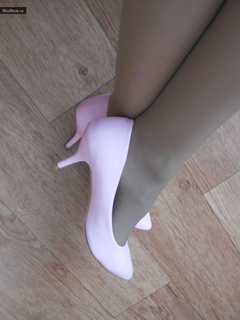 Туфли-лодочки розового цвета