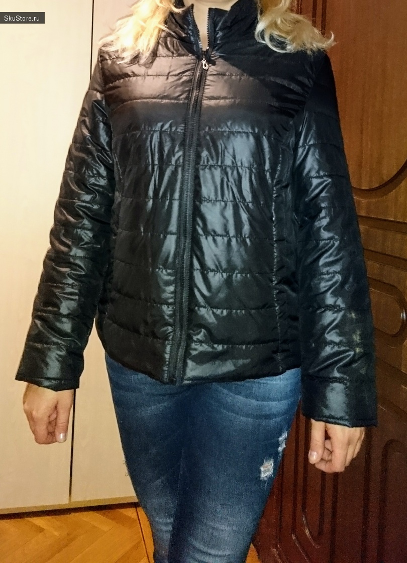 Демисезонная женская куртка с Алиэкспресс