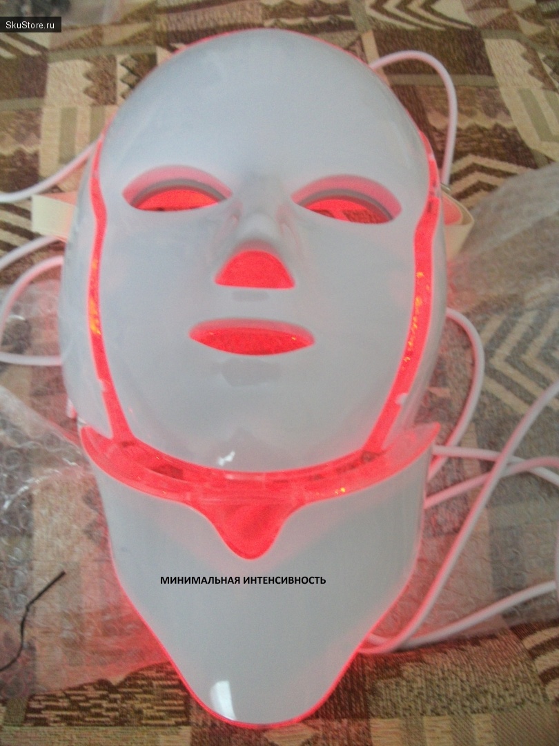 Световая чудо-маска Colorful LED beauty mask