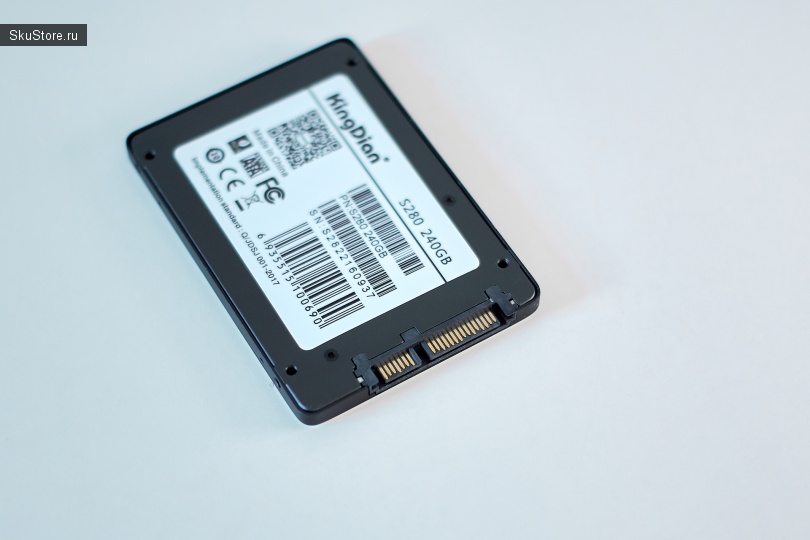 SSD накопитель KingDian на 240 Гб с Алиэкспресс