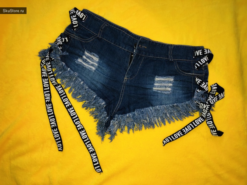 Летние джинсовые мини шорты с Алиэкспресс