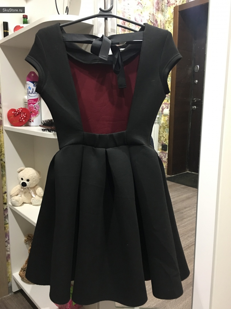 Уникальное платье с открытой спиной с Алиэкспресс