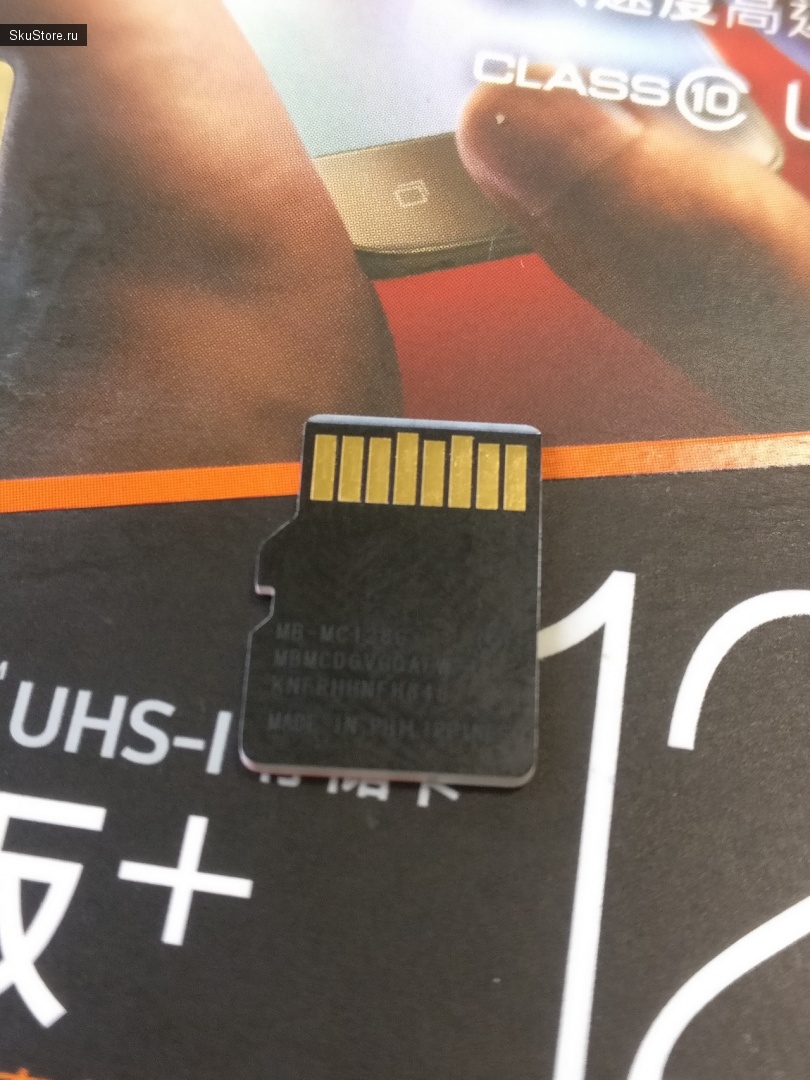 Карта Micro SD SAMSUNG EVO Plus U3 128GB с Алиэкспресс