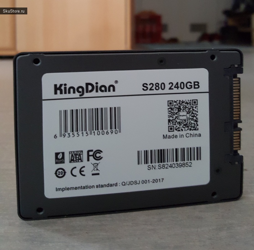 SSD диск KingDian S280 с Алиэкспресс