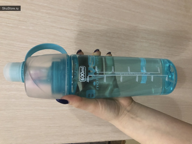 Спортивная спрей-бутылочка для питьевой воды
