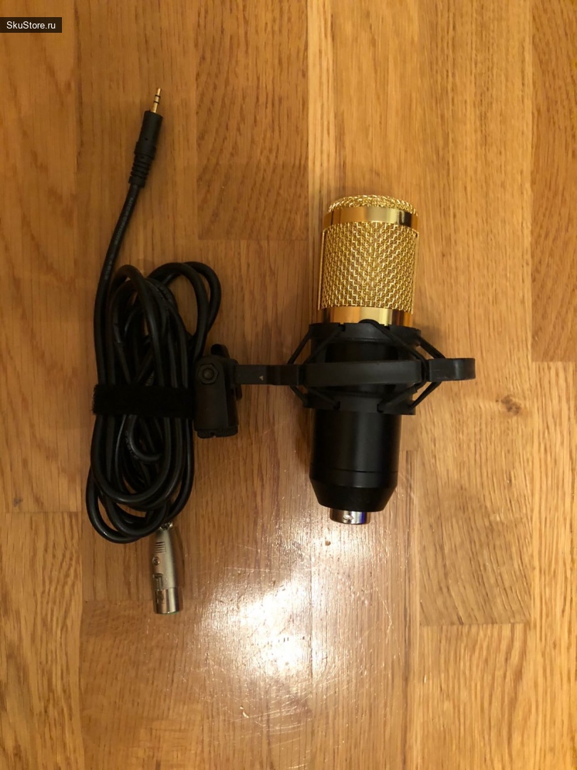 Конденсаторный микрофон BM 800 с Алиэкспресс