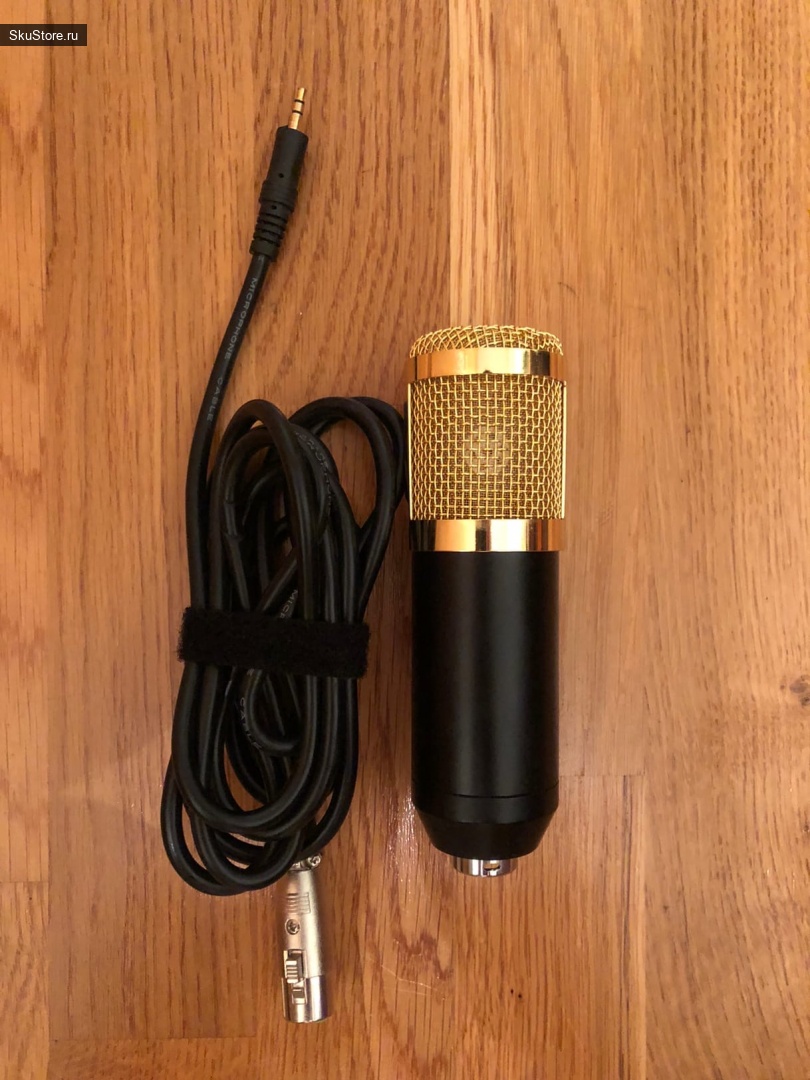 Конденсаторный микрофон BM 800 с Алиэкспресс