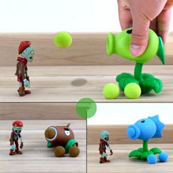 Игрушки, сделанные по игре Растения против зомби (+ видео)