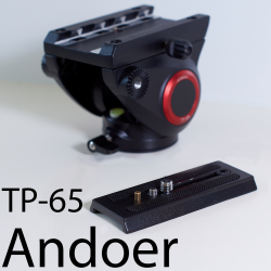 Штативная гидравлическая голова Andoer TP-65