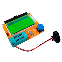 ESR-метр (измеритель емкости и ESR конденсаторов, тестер диодов, резисторов, транзисторов и прочих электронных компонентов)