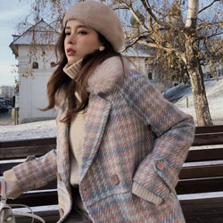 Женское пальто на осень-зиму с Алиэкспресс