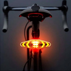 Задний велосипедный фонарь с поворотниками
