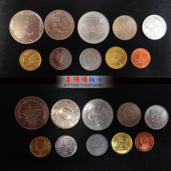 Десять монет разных стран - отличный подарок начинающим коллекционерам
