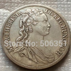 Копия серебрянной монеты в 1 талер (Австрия)