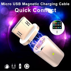 Магнитный микро USB адаптер-переходник Binmer для зарядки телефона или планшета