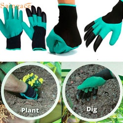 Необычные садовые перчатки