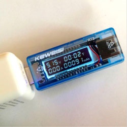 USB тестер Keweisi kws-v20 для измерения емкости аккумулятора