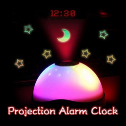 Проектор звездного неба со встроенными часами и будильником